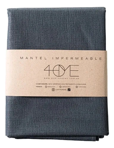 MANTEL IMPERMEABLE 1,4 X 3 MTS RAFIA CENIZA