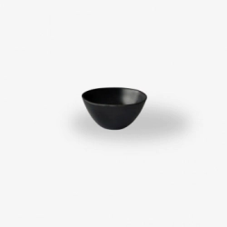 BOWL 15 CM IRREGULAR NEGRA MELAMINA