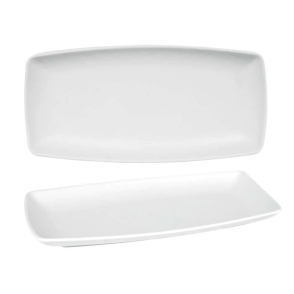 BANDEJA 33 X 15,5 CM RECTANGULAR BLANCA MATE MELAMINA