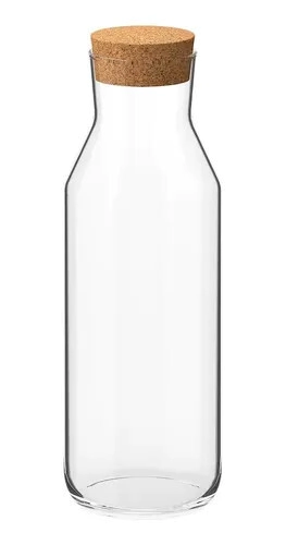 BOTELLA DE VIDRIO 1150 ML CON TAPA DE CORCHO