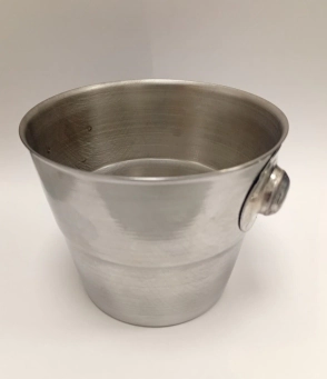 BALDE DE HIELO 1 PERSONA ENTERIZO CON PERILLA ACERO INOXIDABLE