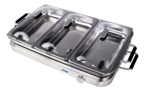 BUFFETERA ELECTRICA 3 BANDEJAS BAÑO MARIA GRANDE SIKLA