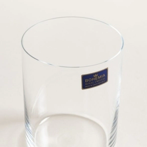 VASO DE AGUA RECTO ANITA 390 ML CRISTAL BOHEMIA