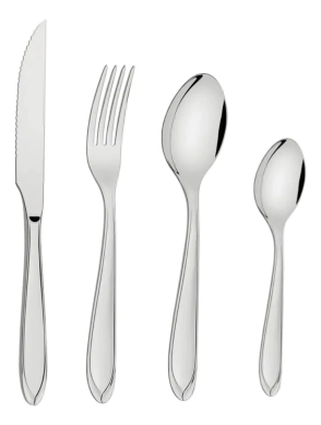 JUEGO DE CUBIERTOS LAGUNA 24 PIEZAS ACERO INOXIDABLE TRAMONTINA