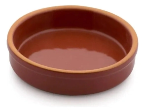 CAZUELA 14 X 4 CM DE BARRO ESMALTADAS POR DENTRO MUDANYA VIAPOT