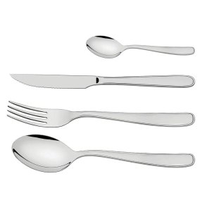 JUEGO DE CUBIERTOS MERESIAS 24 PIEZAS ACERO INOXIDABLE CON CUBIERTERO TRAMONTINA
