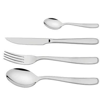 JUEGO DE CUBIERTOS MARESIAS 24 PIEZAS ACERO INOXIDABLE CON CUBIERTERO TRAMONTINA