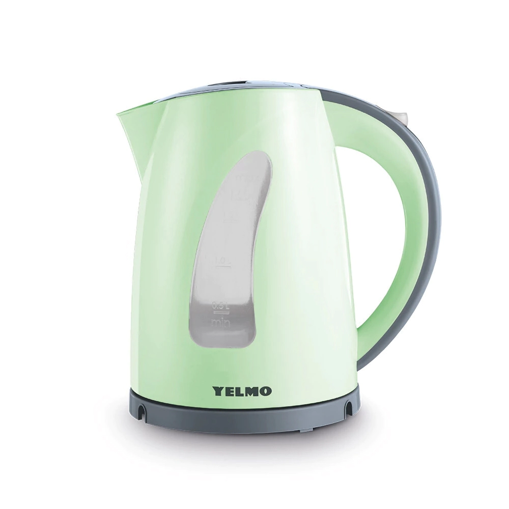 JARRA ELECTRICA 1,7 LTS PLASTICA VERDE YELMO