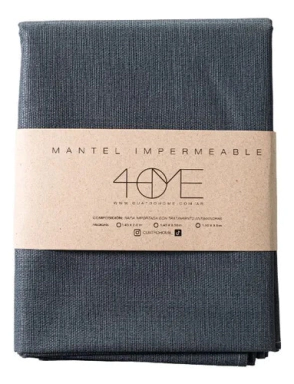 MANTEL IMPERMEABLE 1,4 X 2,5 MTS RAFIA CENIZA