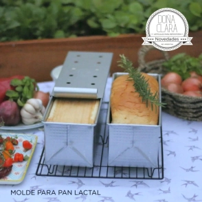 MOLDE DE PAN LACTAL 26 CM DE ACERO ALUMINIZADO DOA CLARA