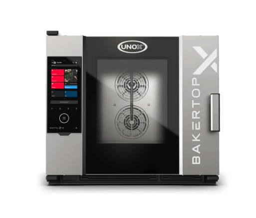 HORNO COMBINADO BAKERTOP X 5 BANDEJAS 600 X 400mm ELECTRICO UNOX