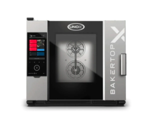 HORNO COMBINADO BAKERTOP X 5 BANDEJAS 600 X 400mm ELECTRICO UNOX
