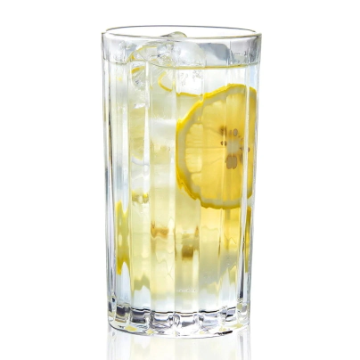 VASO TRAGO LARGO LABRADO 350 CC CRISTAL CAROL