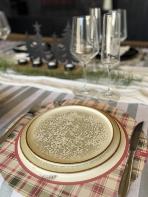 PLATO PLAYO 24 CM LINEA CORTADO PORCELANA CAROL