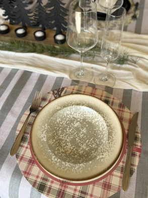 PLATO HONDO 25 CM LINEA CORTADO PORCELANA CAROL