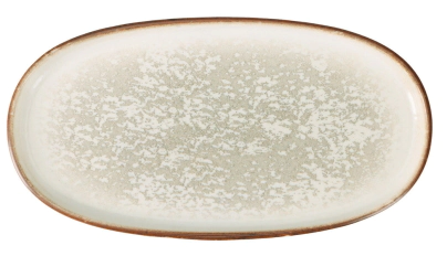 FUENTE OVAL 30 CM LINEA CORTADO PORCELANA CAROL