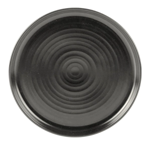 PLATO PLAYO 21 CM LINEA FUSION NEGRO CERAMICA CAROL