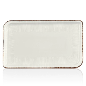 FUENTE RECTANGULAR 24X15 CM LINEA GRACE PORCELANA CAROL