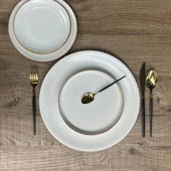 PLATO HONDO 23 CM LINEA GRACE PORCELANA CAROL