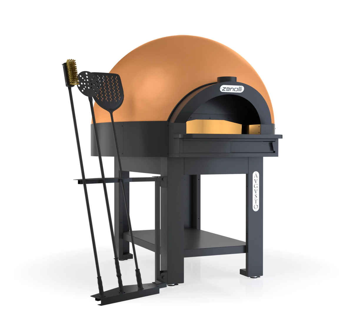 HORNO AUGUSTO 12 PIZZAS DE 30 CM BASE GIRATORIA ELECTRICO ZANOLLI