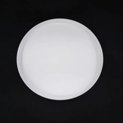 BANDEJA 29 CM REDONDA BLANCA MATE MELAMINA