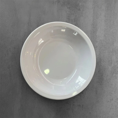 PLATO HONDO 20,5 CM GASTRONOMICO BLANCO MELAMINA