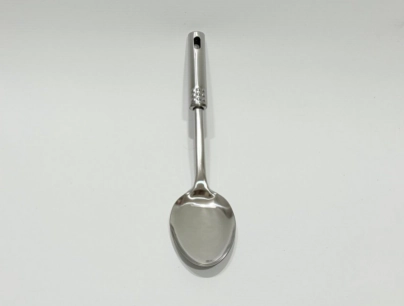 CUCHARA GUISERA 31 CM ACERO INOXIDABLE