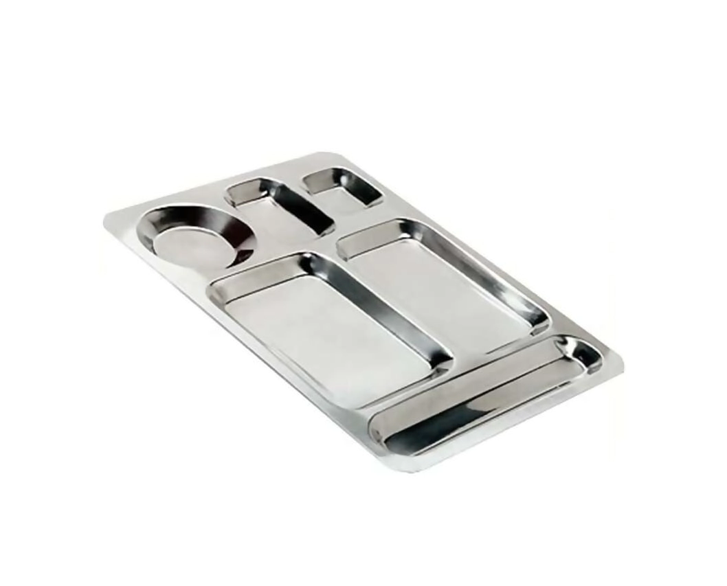 BANDEJA AUTOSERVICIO GRANDE 31 X 43 CM ACERO INOXIDABLE ACERMEL