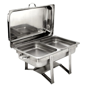 CHAFING RECTANGULAR DOBLE BAO MARIA CON TAPA ACERMEL