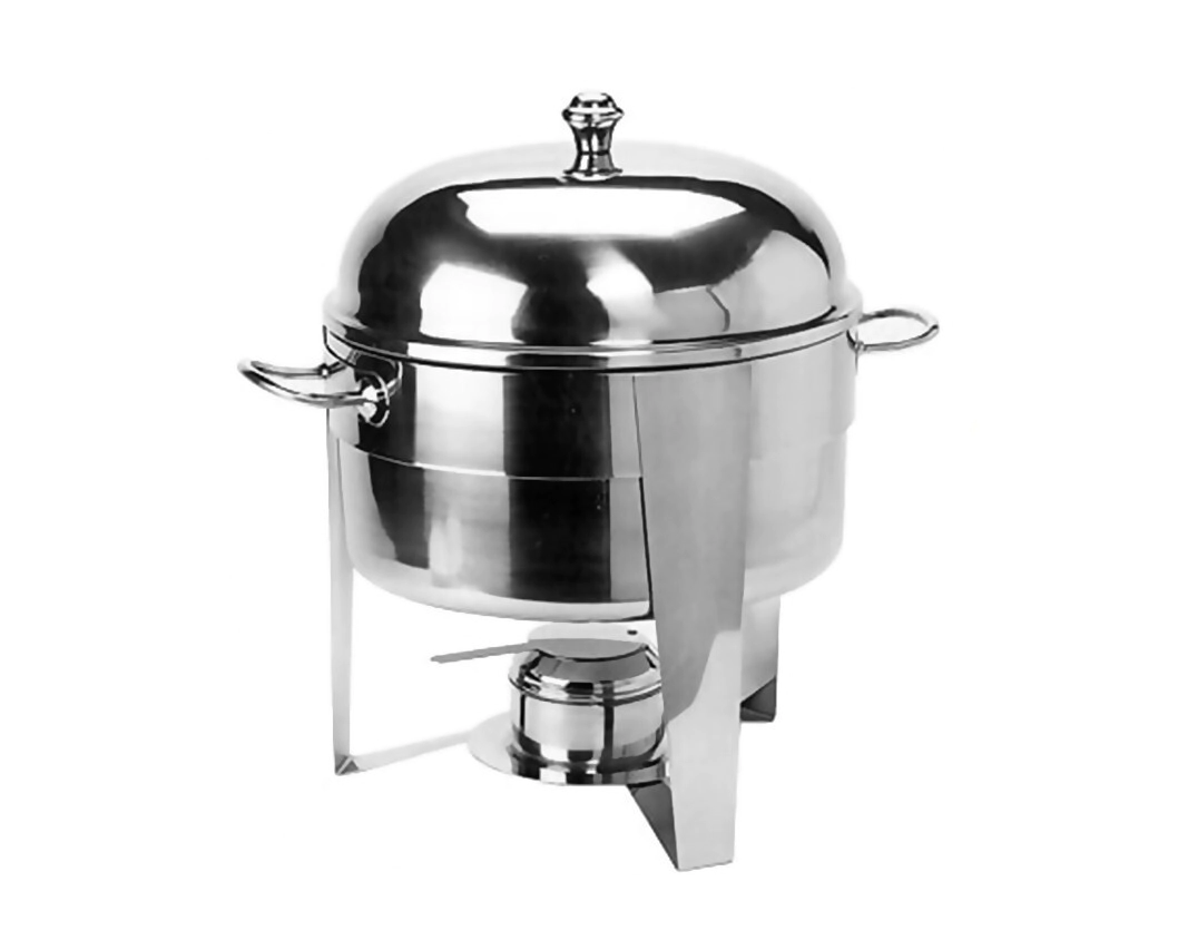 CHAFING REDONDO CON BA�O MARIA CON TAPA 6000 CC ACERMEL