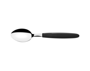 CUCHARA DE MESA IPANEMA MANGO PLASTICO NEGRO TRAMONTINA