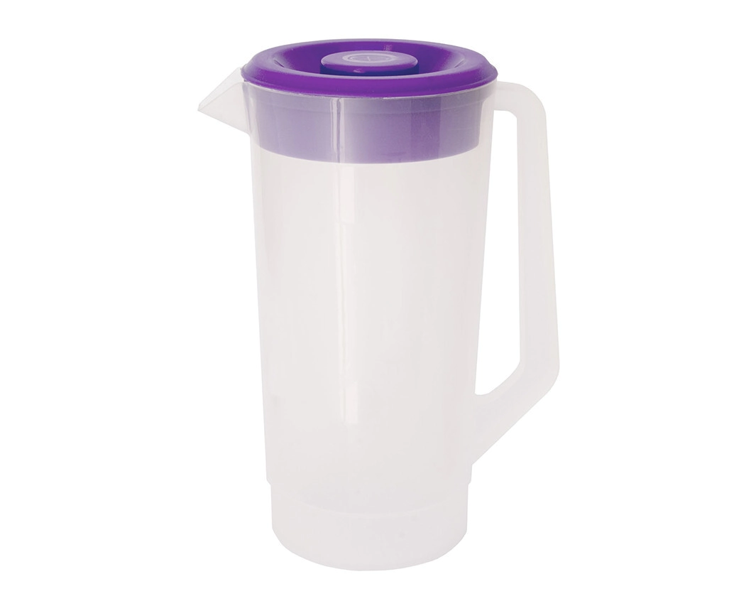 JARRA 2 LTS TRASLUCIDA CON TAPA 3 POSICIONES CARIOCA PLASTICO YESI