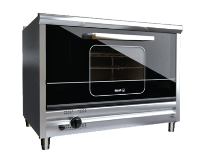 HORNO PIZZERO 4 MOLDES PAMPA 900 PUERTA VIDRIO MORELLI