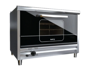 HORNO PIZZERO 4 MOLDES PAMPA 900 PUERTA VIDRIO MORELLI