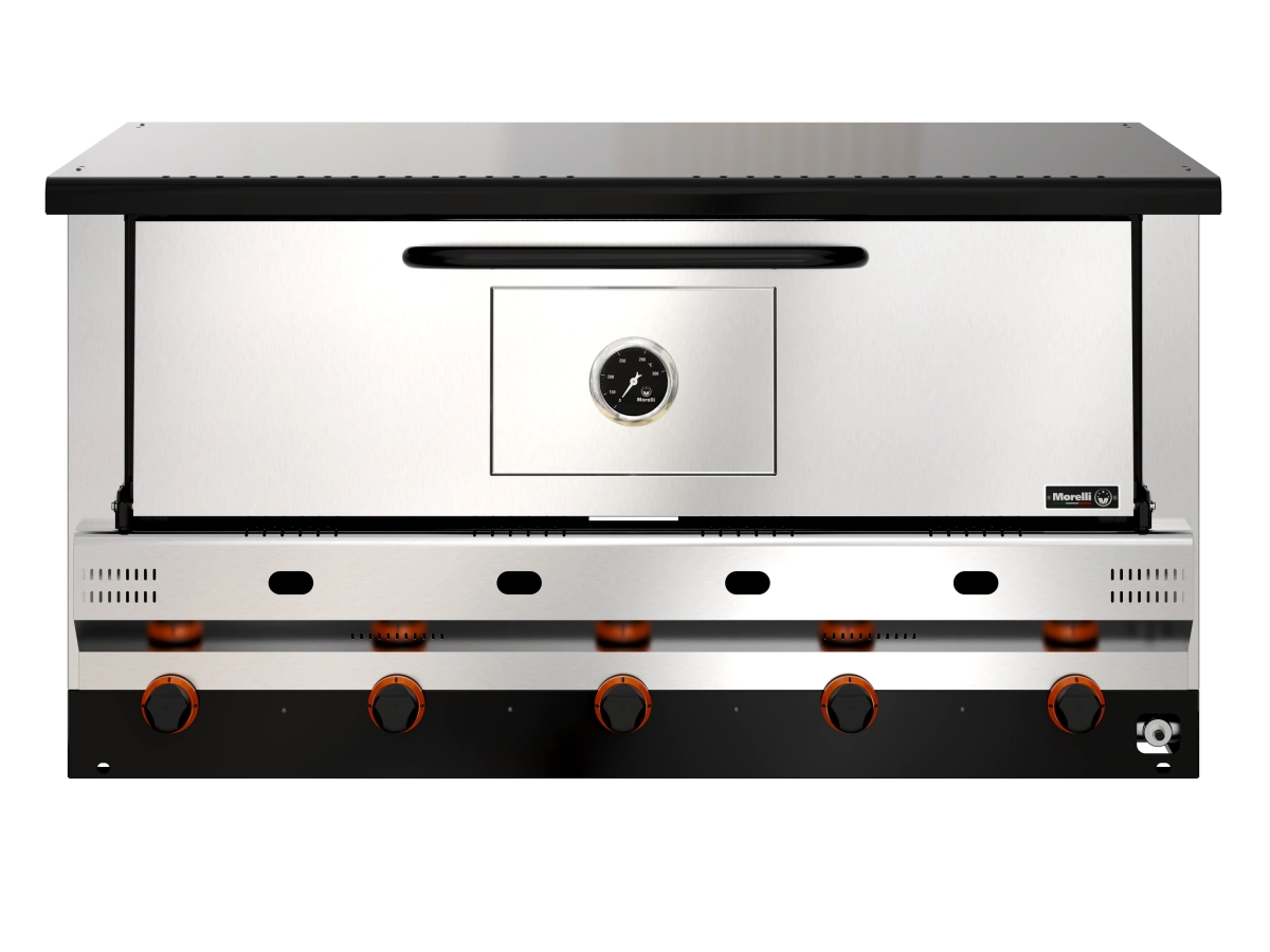 HORNO PASTELERO 18 MOLDES O 6 BANDEJAS NOVA ACERO INOX. MORELLI