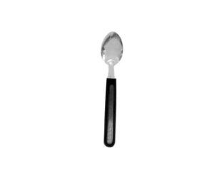 CUCHARITA DE TE MANGO PLASTICO NEGRO CAROL