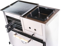 HORNO PIZZERO 8 MOLDES MULTIPLE CON PLANCHA Y PANCHERA GAS NATURAL SOL REAL