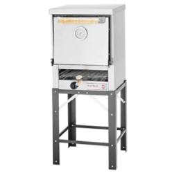 HORNO PIZZERO 4 MOLDES MULTIPLE CON CARLITERO GAS NATURAL SOL REAL