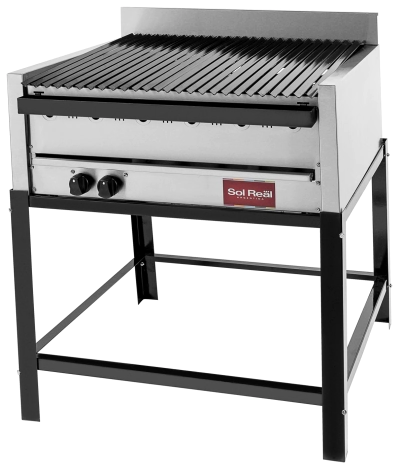 PARRILLA GRANDE CON BASE GAS NATURAL SOL REAL