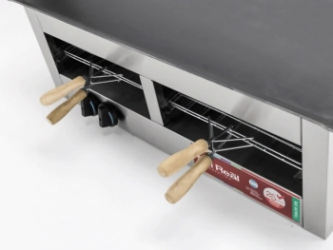 CARLITERO DOBLE CON PLANCHA GAS NATURAL SOL REAL