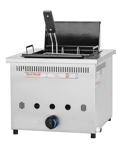 FREIDORA 7 LTS R&Aacute;PIDA DE MESA S&Oacute;LO ACEITE GAS NATURAL SOL REAL