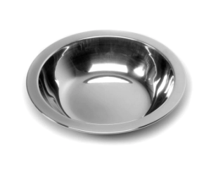 PLATO HONDO 21 CM  ACERO INOXIDABLE CAROL