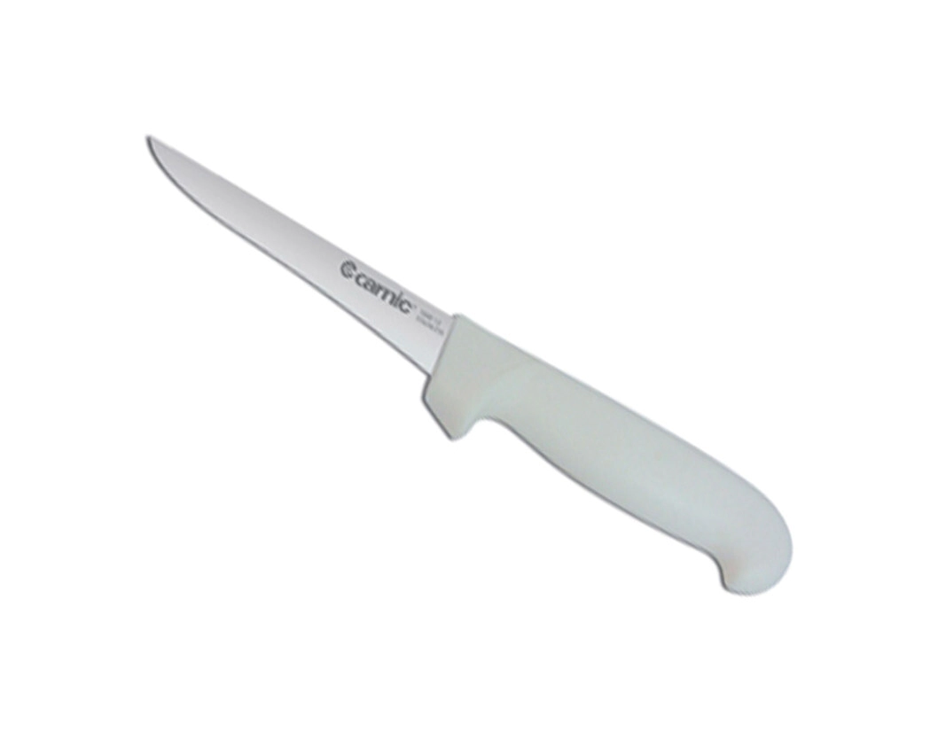 CUCHILLA DESHUESAR 12 CM MANGO BLANCO