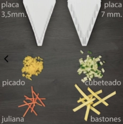 MANDOLINA CORTADOR V3 BLANCO BORNER