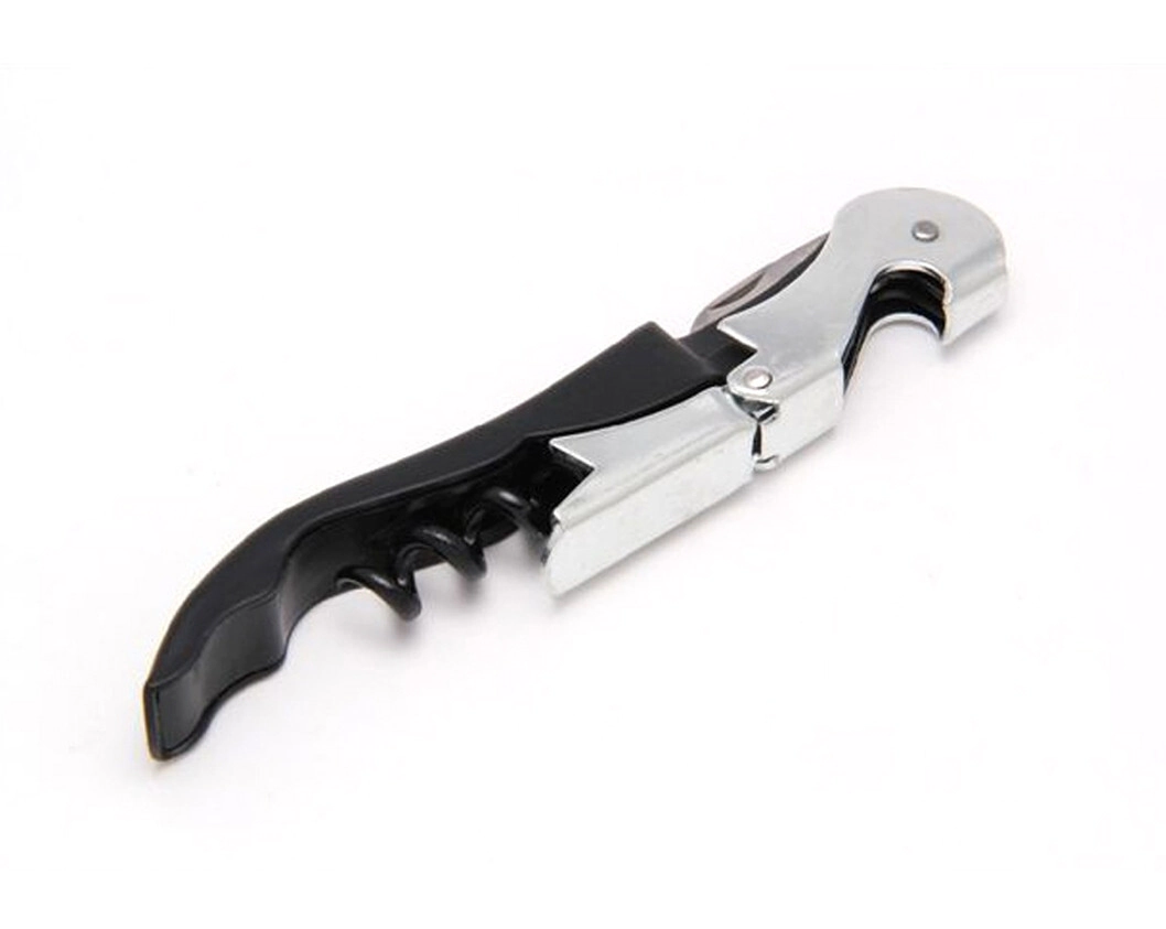 SACACORCHOS DOS TIEMPOS NEGRO