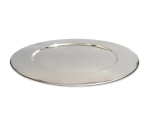 PLATO DE SITIO 31 CM ACERO INOXIDABLE CAROL