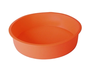 TORTERA N� 24 REDONDA SILICONA NARANJA