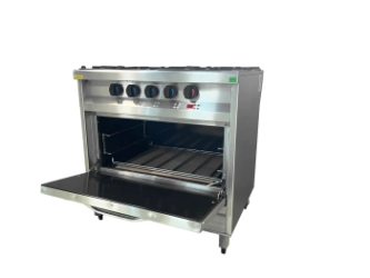 COCINA 4 HORNALLAS 60 CM SEMI INDUSTRIAL LINEA ESMERILADA ROVESCO