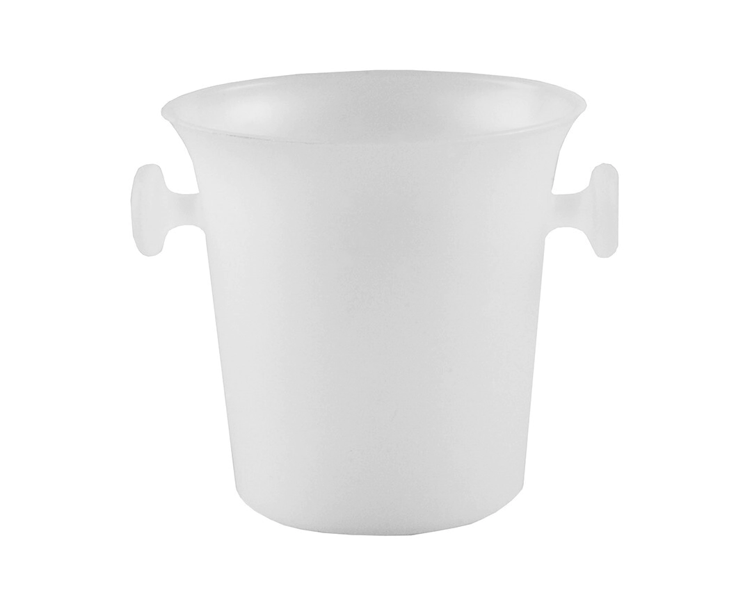 BALDE DE HIELO TRASLUCIDA PLASTICO YESI