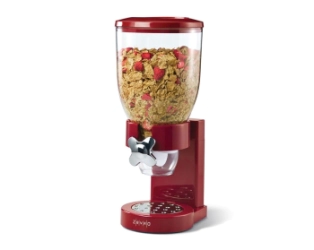 DISPENSER DE CEREALES SIMPLE ROJO ZEVRO